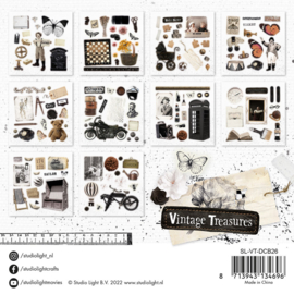 6x6 Inch Die Cut Pad | Vintage Treasures | Studio Light