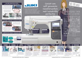 Juki HZL-DX5 Naaimachine met zeer sterke motor, voor zeer dunne en hele dikke stoffen en leer