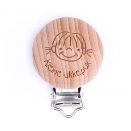 Kleine ukkepuk houten speenclips Durable