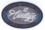 77v9 Blue Vintage ReStyle Applique Patch