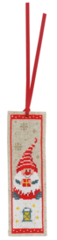 Christmas Gnomes Aida Bookmarks Cross Stitch Kit Vervaco
