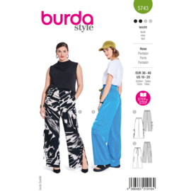 5743 Burda Patroon - Broek in variatie