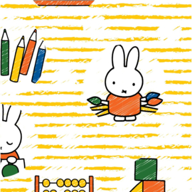 Miffy at School 01 - Nijntje op School - Camelot Fabrics