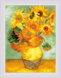 Sunflowers after V. van Gogh's Painting | Aida telpakket | Riolis