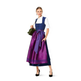 6268 Burda Naaipatroon | Dirndl Jurk in Variaties