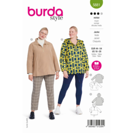 5881 Burda Naaipatroon | jas in variatie