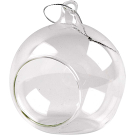 Glass Ornament with Opening