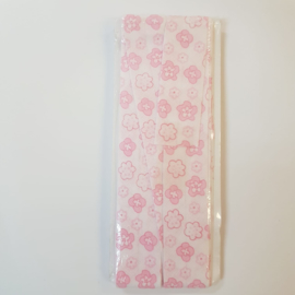 Pink Flowers Fantasy Bias Binding Fillawant