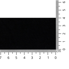 40mm - zwart - keperband