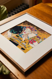 The kiss Gustav Klimt - aida - DMC telpakket the Master Collection