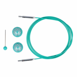 120cm Teal kabel | The Mindful Collection | KnitPro