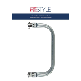 15cm Aluminium tassen handvat - ReStyle
