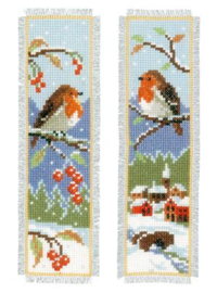 Robins Aida Bookmarks Vervaco