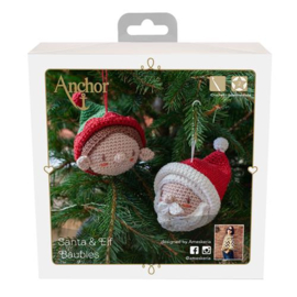 Santa & Elf Kerstballen | Anchor