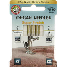 Super Stretch 75-90 Organ Needles