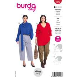 5612 Burda naaipatroon - Trui in variatie