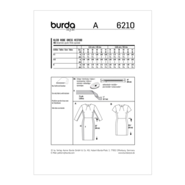 6210 Burda Naaipatroon | Jurk in variaties