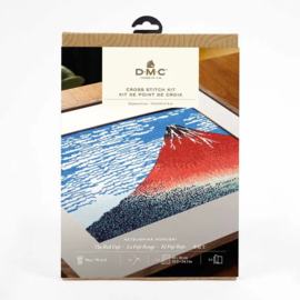 The red Fuji Katsushika Hokusai - aida - DMC telpakket The Masters Collection