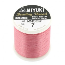 7 Pink Beading Thread Miyuki