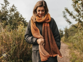 ‘Shinrin-yoku’ Scarf Knitted Durable Forest & Soqs