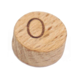 Houten letterkraal O