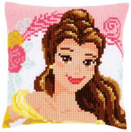 Enchanted Beauty Disney Canvas Cushion Vervaco