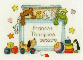 Toy Box by Kate Garrett Aida Bothy Threads Cross Stitch Kit