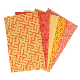 Amorous Amber Fat Quarter Bundle Tissu de Marie