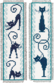 Cheerful Cats Aida Bookmarks Vervaco