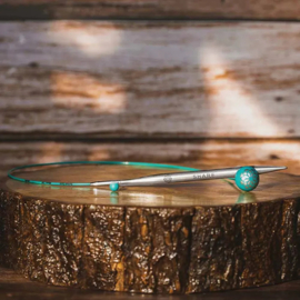 40cm/20cm - the Mindful collection Swivel stainless steel kabel - 360° - KnitPro