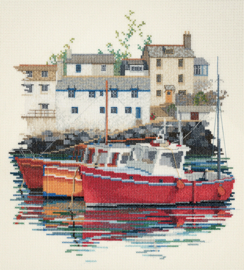 Coastal Britain: Fishing Village aida Bothy Threads telpakket