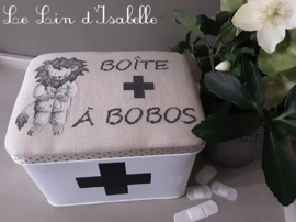 Lion Docteur / Leeuwen Dokter | Borduurpatroon | Le Lin d'Isabelle