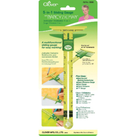 5-in-1 Sliding Gauge 15cm / 6" Clover