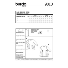 9310 Burda Naaipatroon | Jurk in Variatie