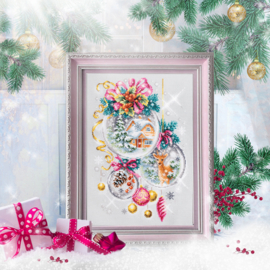 A Christmas Fairy Tale Aida Magic Needle Embroidery Kit