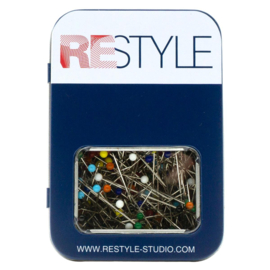 1000 Stuks Gekleurde Glaskopspelden 0.60x32mm | ReStyle