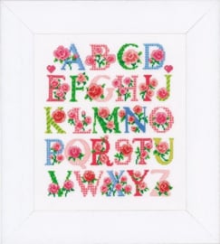 Roses ABC Aida Vervaco Embroidery Kit