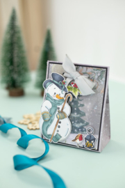 12" x 12" Paper Pad | Vintage Snowman | Crafter's Companion