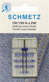 4.0/100 Jeans Twin Naald Schmetz