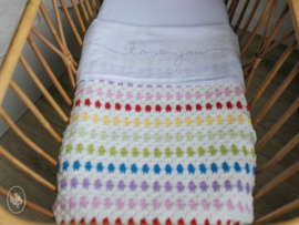 Baby Blanket for Crib and Bed Crochet Durable Cosy Fine