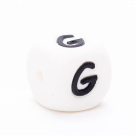 G 12mm Silicone Letter Bead