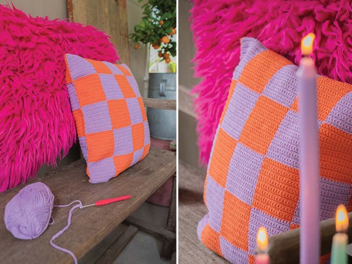Blokkussen - gehaakt - Durable Cosy fine