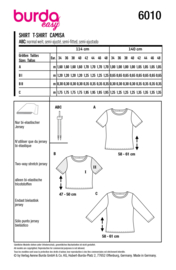 6010 Burda Naaipatroon | Shirt in variaties