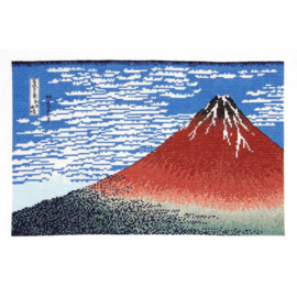 The red Fuji Katsushika Hokusai - aida - DMC telpakket The Masters Collection