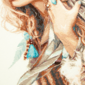 Boho girl - aida - Magic Needle telpakket