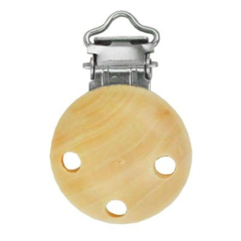 Naturel Wooden Pacifier Clip