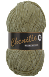 27 Green Grey Chenille 6 Lammy Yarns