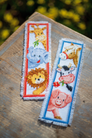 Animals Aida Bookmarks Cross Stitch Kit Vervaco