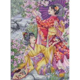 Geishas Aida Cross Stitch Kit Anchor