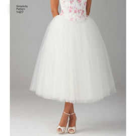 1427 D5 Simplicity Naaipatroon | Petticoat met variatie maat 30-38